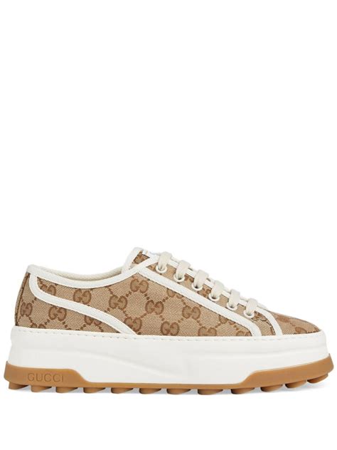 gucci canvas shoes women's|Gucci distressed shoes.